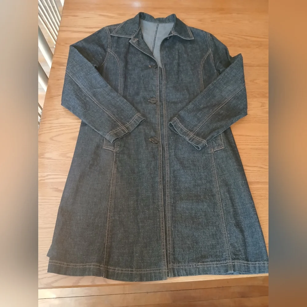 Handmade Jean Coat size XLarge - Picture 2 of 6